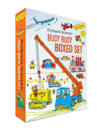 Richard Scarry's Busy Busy Boxed Set: Busy Busy Airport; Busy Busy Cars and Trucks; Busy Busy Construction Site; Busy Busy Farm (Richard Scarry's BUSY BUSY Board Books)