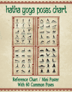 Hatha Yoga Poses Chart: 60 Common Yoga Poses and Their Names - A Reference Guide to Yoga Asanas (Postures) 8.5 x 11 Full-Color 4-Panel Pamphle