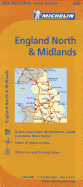 Michelin Great Britain: England North & Midlands /  Grande Bretagne: Angleterre du Nord, les Midlands Map 502