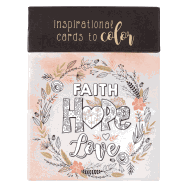Coloring Cards Faith Hope Love