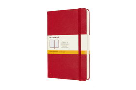 Expanded Notebook, Ruled, Medium, Scarlet