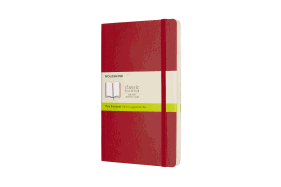 Classic Notebook, Plain, Medium, Scarlet