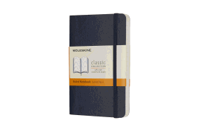 Classic Notebook, Ruled, Pocket, Sapphire Blue