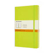 Moleskine Classic Notebook, Large, Ruled, Lemon G