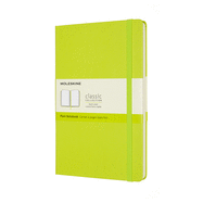 Moleskine Classic Notebook, Large, Plain, Lemon G