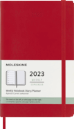 Moleskine 2023 Weekly Notebook Planner, 12m, Larg