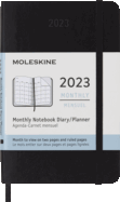 Moleskine 2023 Monthly Planner, 12M, Pocket, Black
