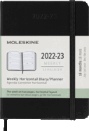 Moleskine 2023 Weekly Horizontal Planner, 18m, Po
