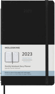 Moleskine 2023 Monthly Planner, 12m, Large, Black