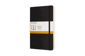 Expanded Notebook, Ruled, Medium, Black