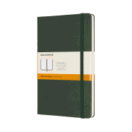 Moleskine Notebook, Large, Ruled, Myrtle Green, Hard (5 x 8.25)