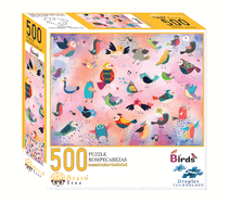 Bird Puzzle - 500 Piece Puzzles for Adults - Puzzle Adventures : Jungle Birds Every Piece Is Unique With Droplet Technology For Anti Glare & Soft Touch Feel-19.5Lx14.5W