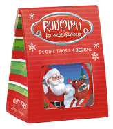 Rudolph the Red-Nosed Reindeer 24 Gift Tags