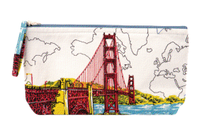 San Francisco Golden Gate Handmade Pouch
