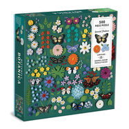 Butterfly Botanica 500 Puzzle With Shaped Pieces
