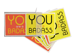 You Are a Badass Notecards