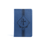 KJV Kids Bible, Thinline Edition, Navy LeatherTouch, Red Letter, Pure Cambridge Text, Presentation Page, Study Helps for Children, Full-Color Inserts and Maps, Easy-to-Read Bible MCM Type