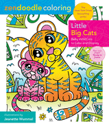 Zendoodle Coloring: Little Big Cats