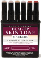 Studio Series Dual Tip Alcohol Marker Set - Skin