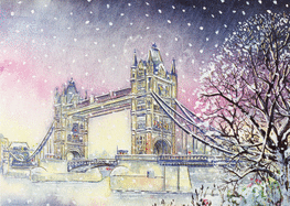 Tower Bridge in Winter Deluxe Boxed Holiday Cards
