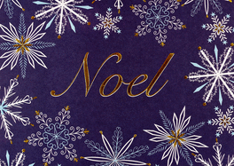 Golden Noel Deluxe Boxed Holiday Cards