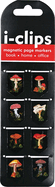 Mushrooms I-clips Magnetic Page Markers