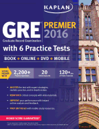 GRE Premier 2016 with 6 Practice Tests: Book + On