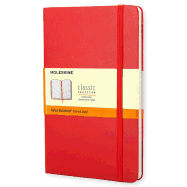Classic Notebook, Ruled, Pocket, Red