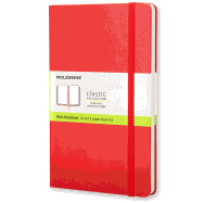 Classic Notebook, Plain, Pocket, Red