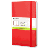 Classic Notebook, Plain, Medium, Scarlet
