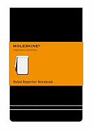 Moleskine Reporter Notebook, Ruled, Pocket, Black