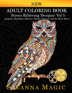 Adult Coloring Book: (Volume 5 of Savanna Magic Coloring Books)