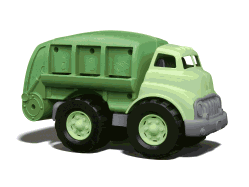 Green Toys Recycling Truck in Green Color - BPA Free, Phthalates Free Garbage Truck for Improving Gross Motor, Fine Motor Skills. Kids Play Vehicles