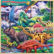 MasterPieces / Fun Facts 48-Piece Wood Puzzle, Dinosaur Friends
