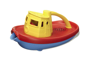 Green Toys My First Tugboat - BPA, Phthalates Free Bath Toys for Kids, Toddlers. Toys and Games