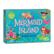 Peaceable Kingdom Mermaid Island Cooperative Board Game for Kids
