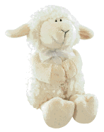 Stephan Baby Ultra Soft and Huggable Musical Praying Woolly Lamb, Cream