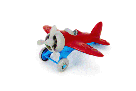 Green Toys Airplane - BPA Free, Phthalates Free, Red Aero Plane for Improving Aeronautical Knowledge of Children. Toys and Games