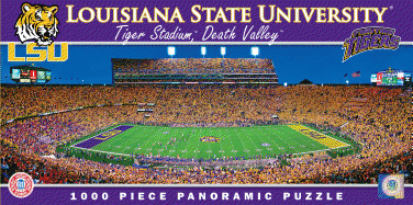 MasterPieces NCAA Louisiana State LSU Tigers, Stadium Panoramic Jigsaw Puzzle, 1000 Pieces