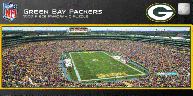 MasterPieces NFL Panoramics 1000 Puzzles Collection - Green Bay Packers NFL Panoramics 1000 Piece Jigsaw Puzzle
