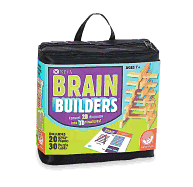 MindWare KEVA Brainbuilders - 3D brain building STEM challenges for boys & girls - Try to build the image - Practice spatial thinking - 20 planks & 30 puzzles