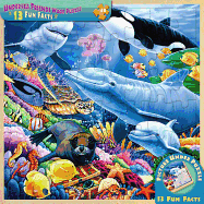Masterpieces Fun Facts Undersea Friends Wood Jigsaw Puzzle (48-Piece), Art by Jenny Newland