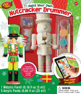 MasterPieces Works of Ahhh... Holiday Craft Set - Nutcracker Drummer Wood Paint Kit Large