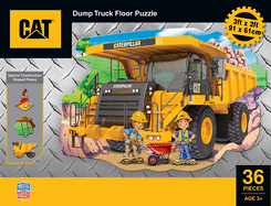 MasterPieces Floor 36 Puzzle Puzzles Collection - Caterpillar Dump Truck 36 Piece Jigsaw Puzzle