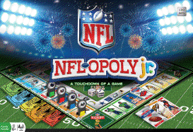 MasterPieces NFL-Opoly Junior Board Game, Collector's Edition Set, For 2-4 Players, Ages 6+