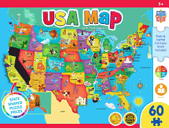 MasterPieces Educational USA Map Puzzle, 60-Piece