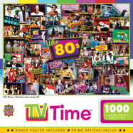 Masterpieces 1000 Piece Jigsaw Puzzle - 80's Television Shows - Eighties Kids Nostalgia - Fun for Adults, Family, and Kids