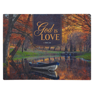 Christian Art Gifts 500 Piece Scripture Puzzle for Men, Women, & Children: God is Love - 1 John 4:16 Inspirational Bible Verse