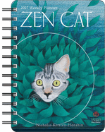 Zen Cat 2027 Weekly Planner Calendar: Meditationa